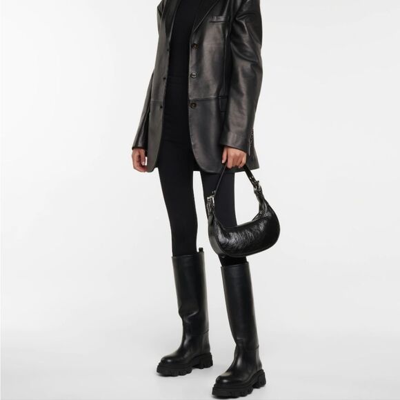 Gia Borghini Black Combat Boots - Picture 2 of 16